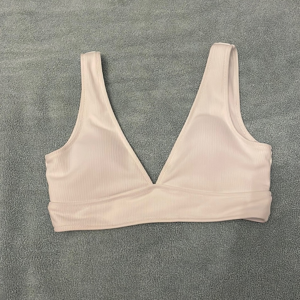 Shein white bikini top